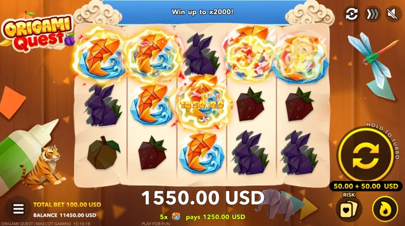 Origami Quest - kemenangan besar dalam permainan dasar
